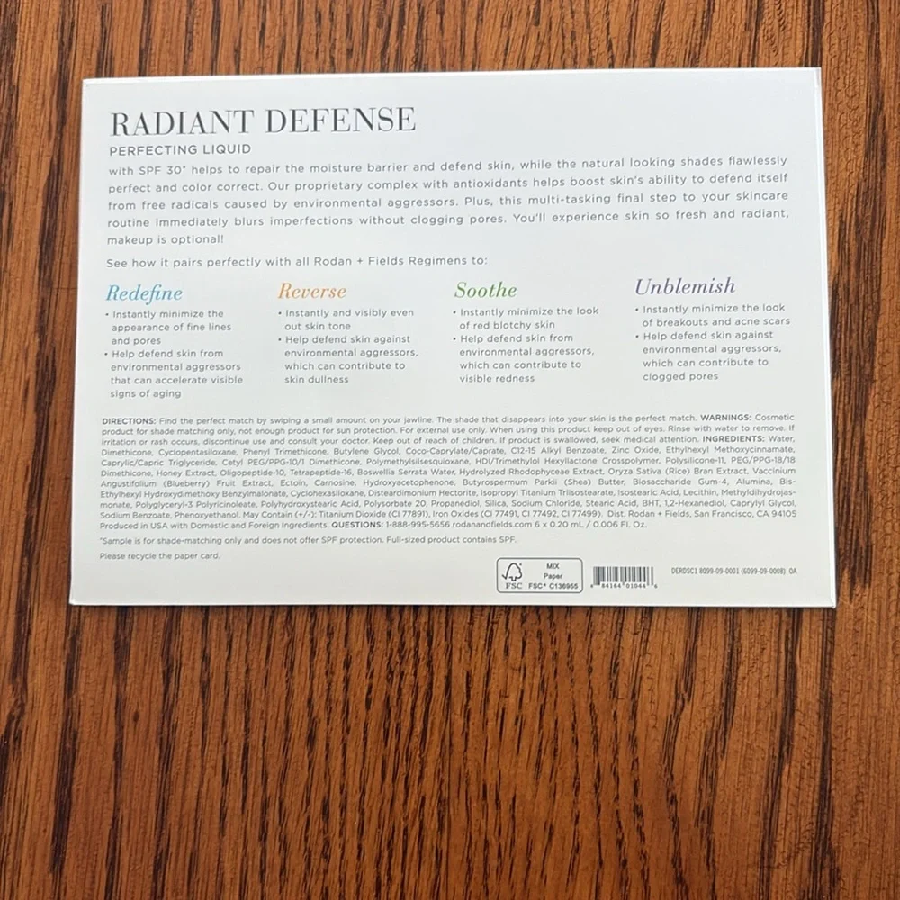 12 PACK RODAN + FIELDS RADIANT DEFENSE SAMPLE PACK